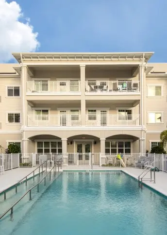 Pool at American House St. Petersburg Senior Living Community